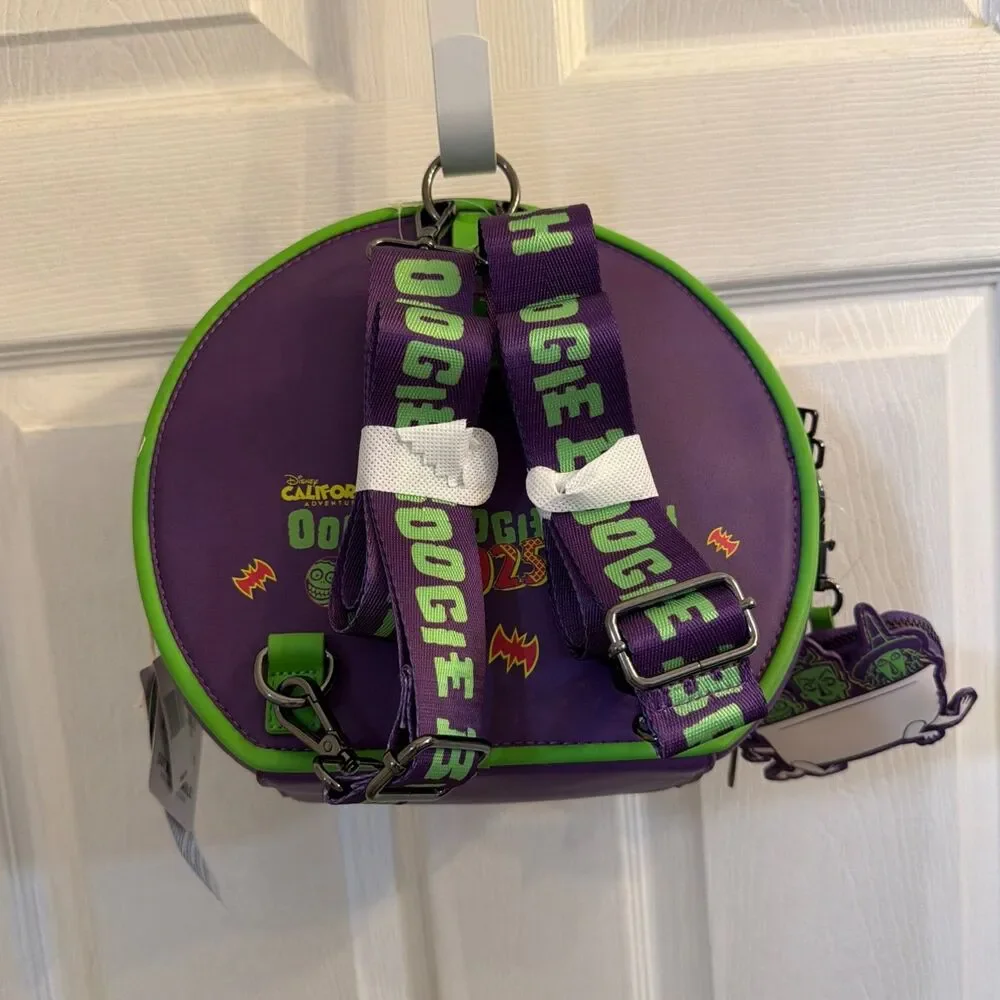 Disney Loungefly Oogie Boogie Bash 2025 Backpack Crossbody Lock Shock Barrel NEW